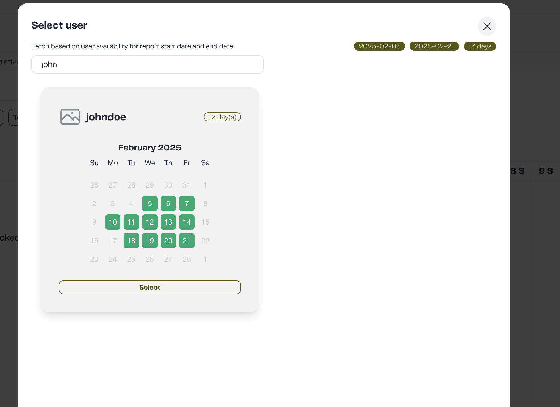 Calendar User