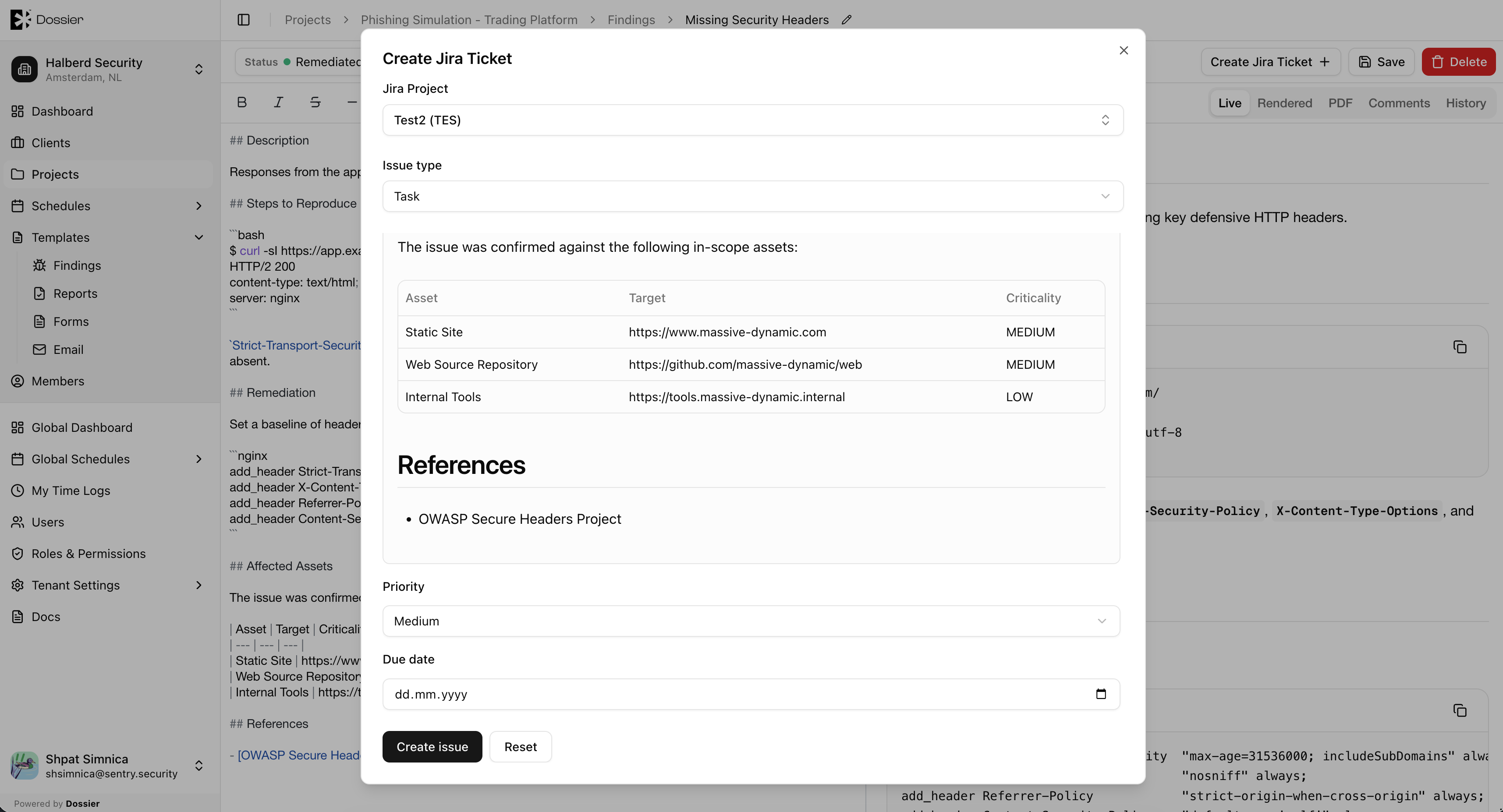 Finding Jira Ticket