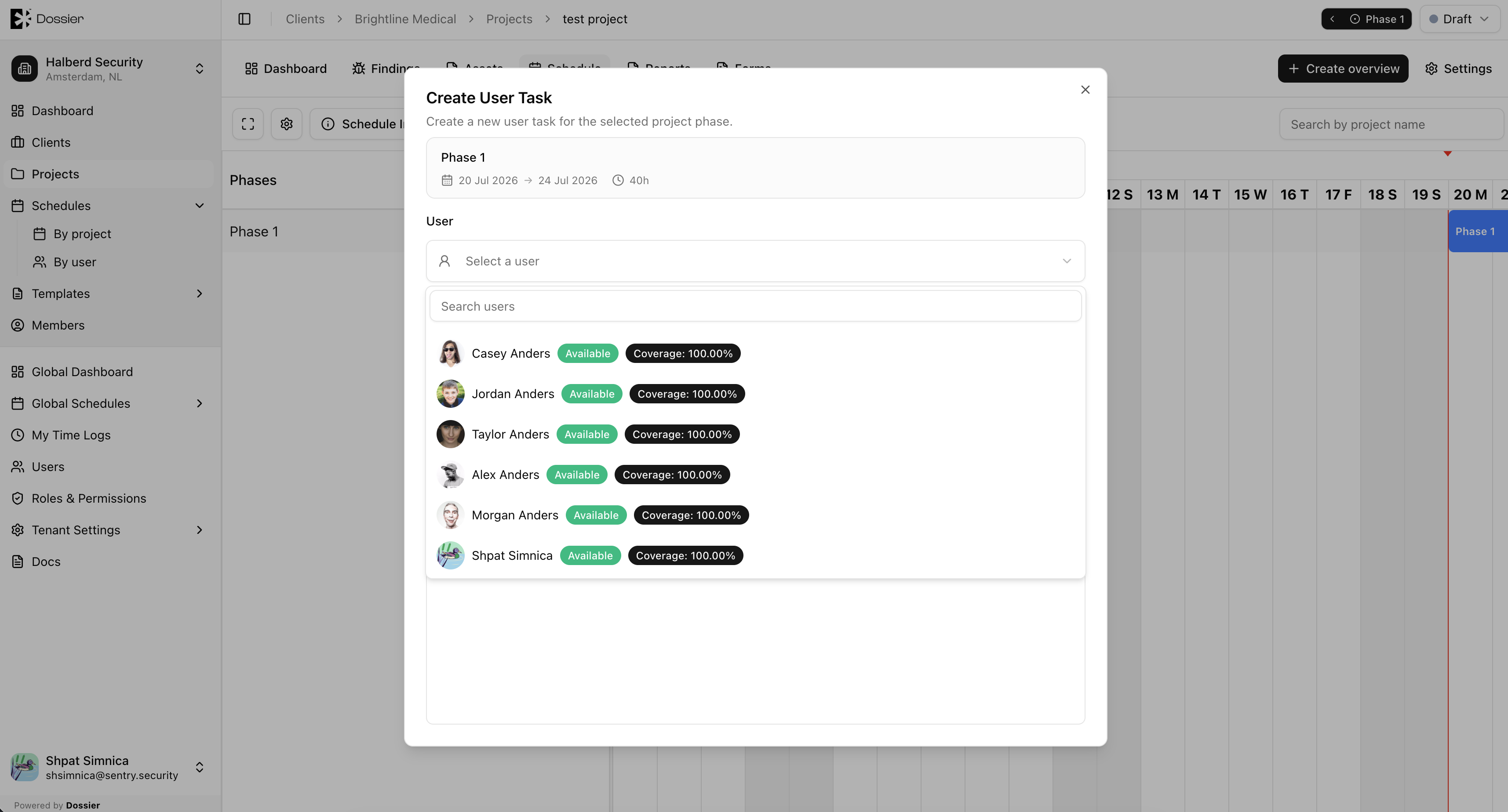 Create task