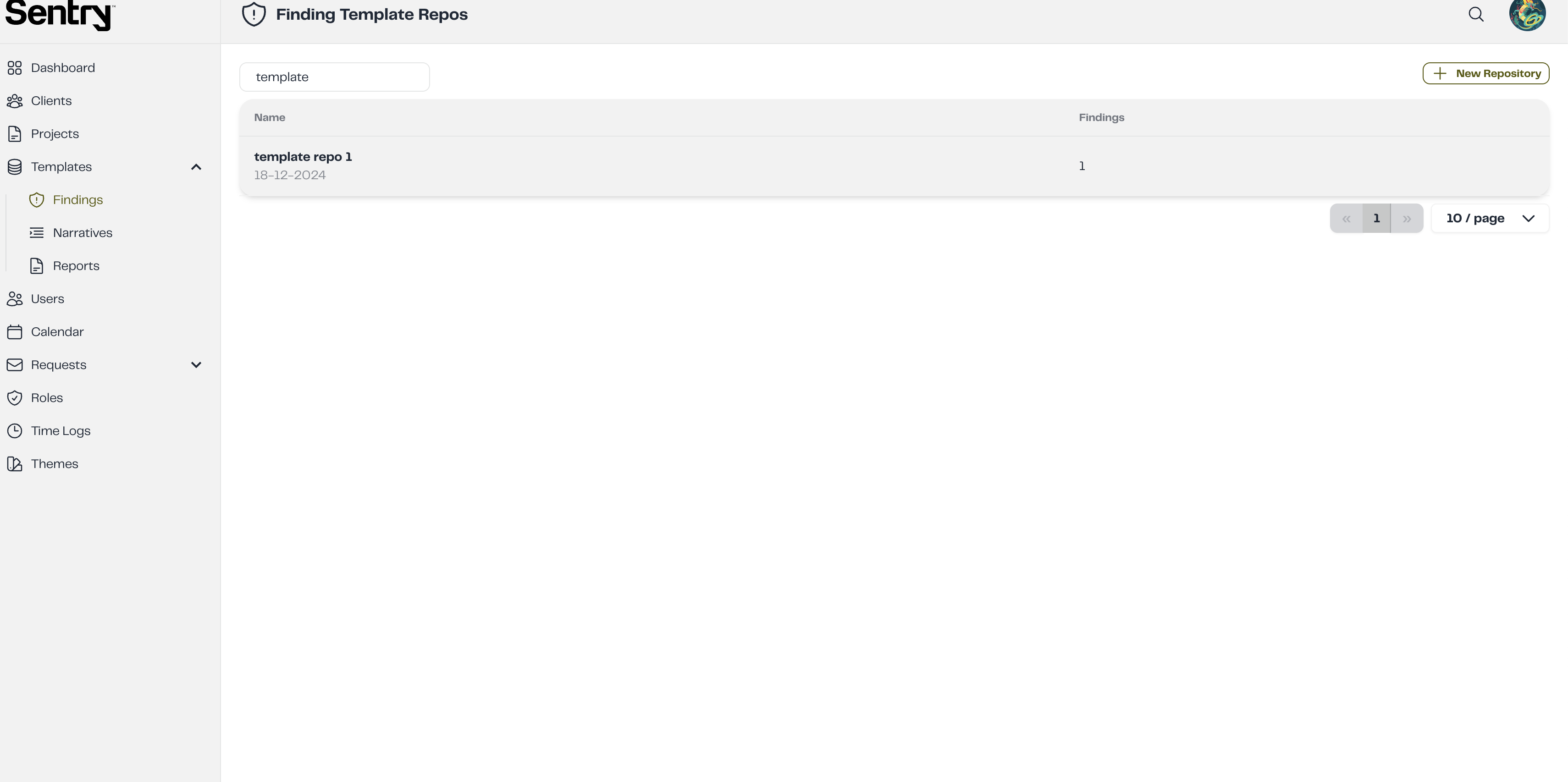 Finding Repository