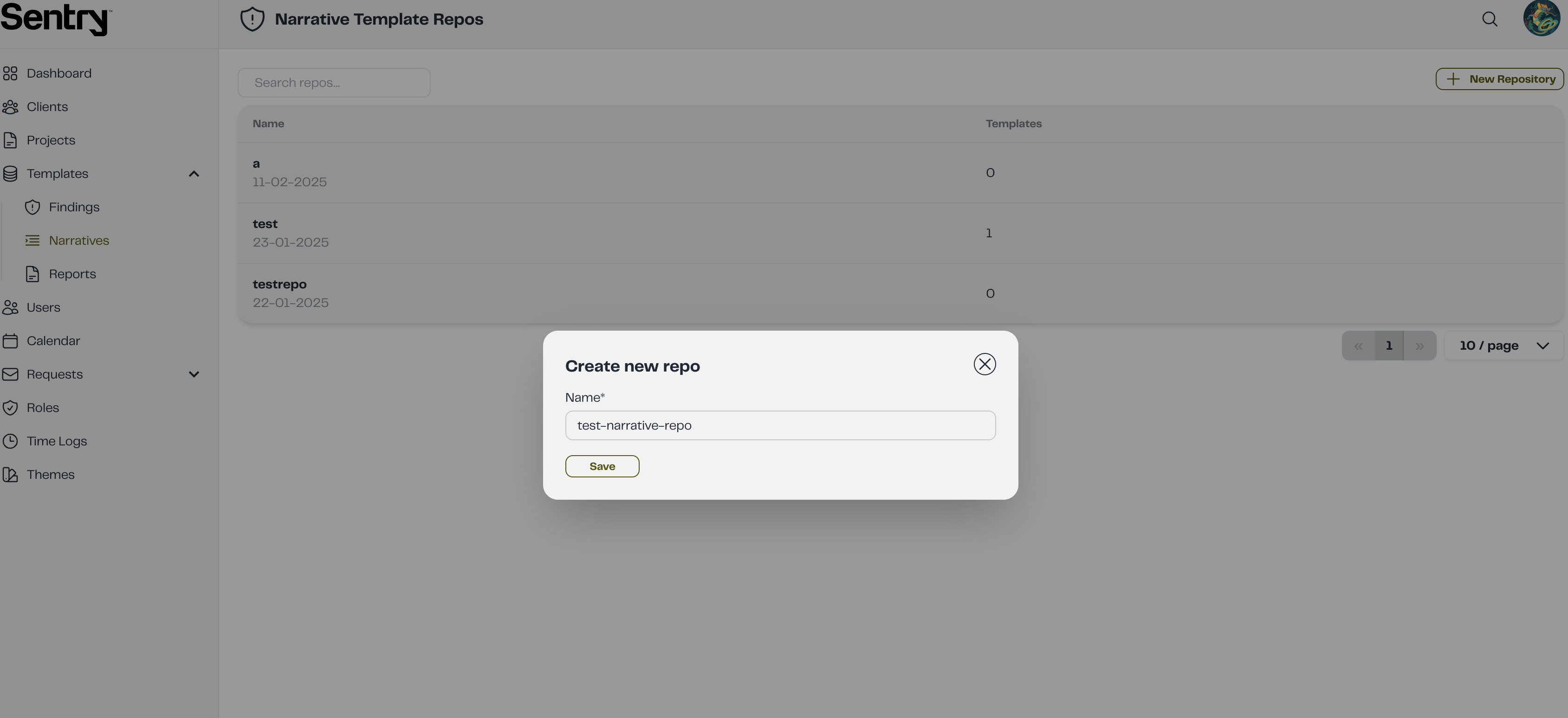 New Narrative Repo