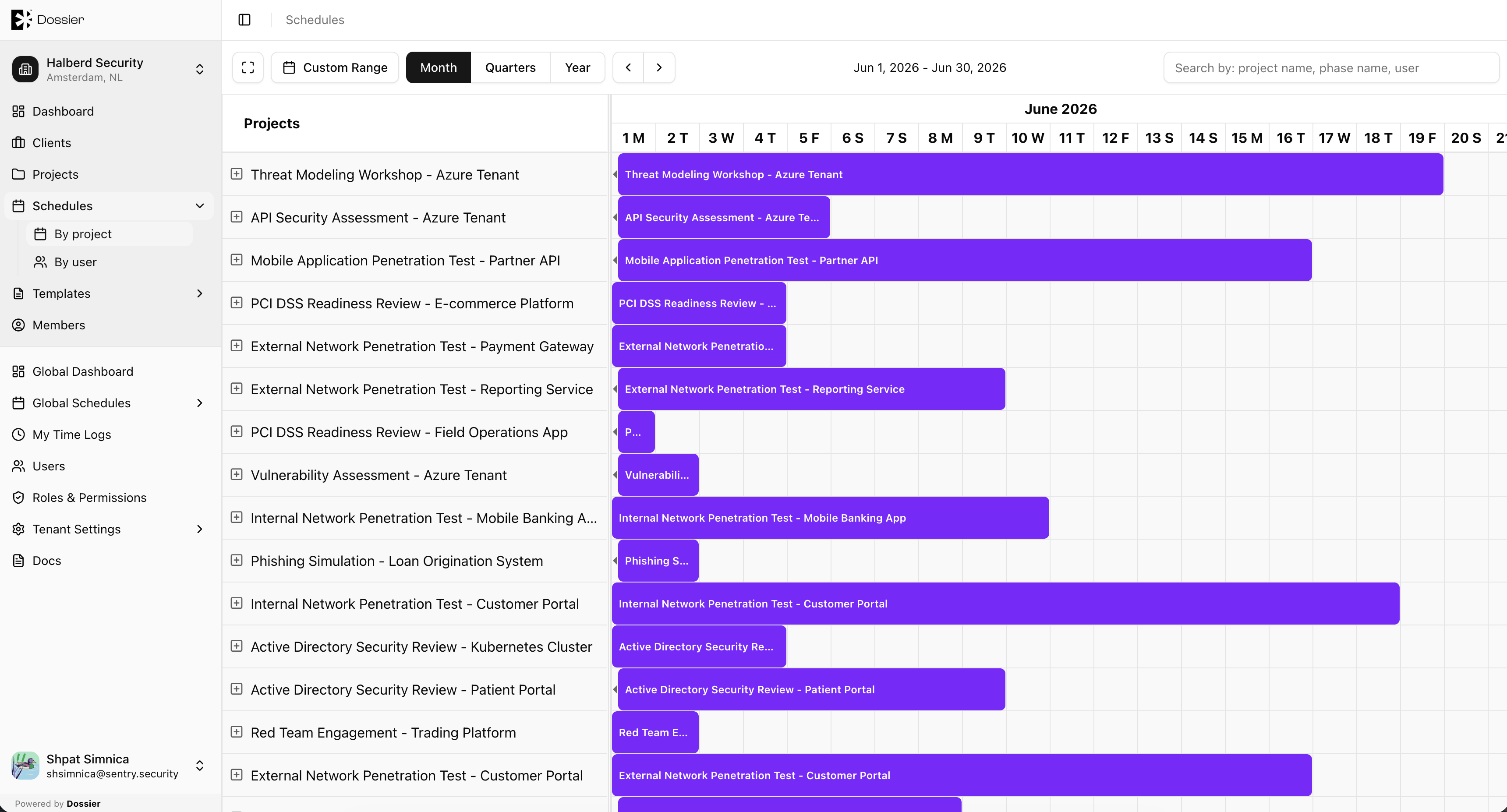 Project Schedules