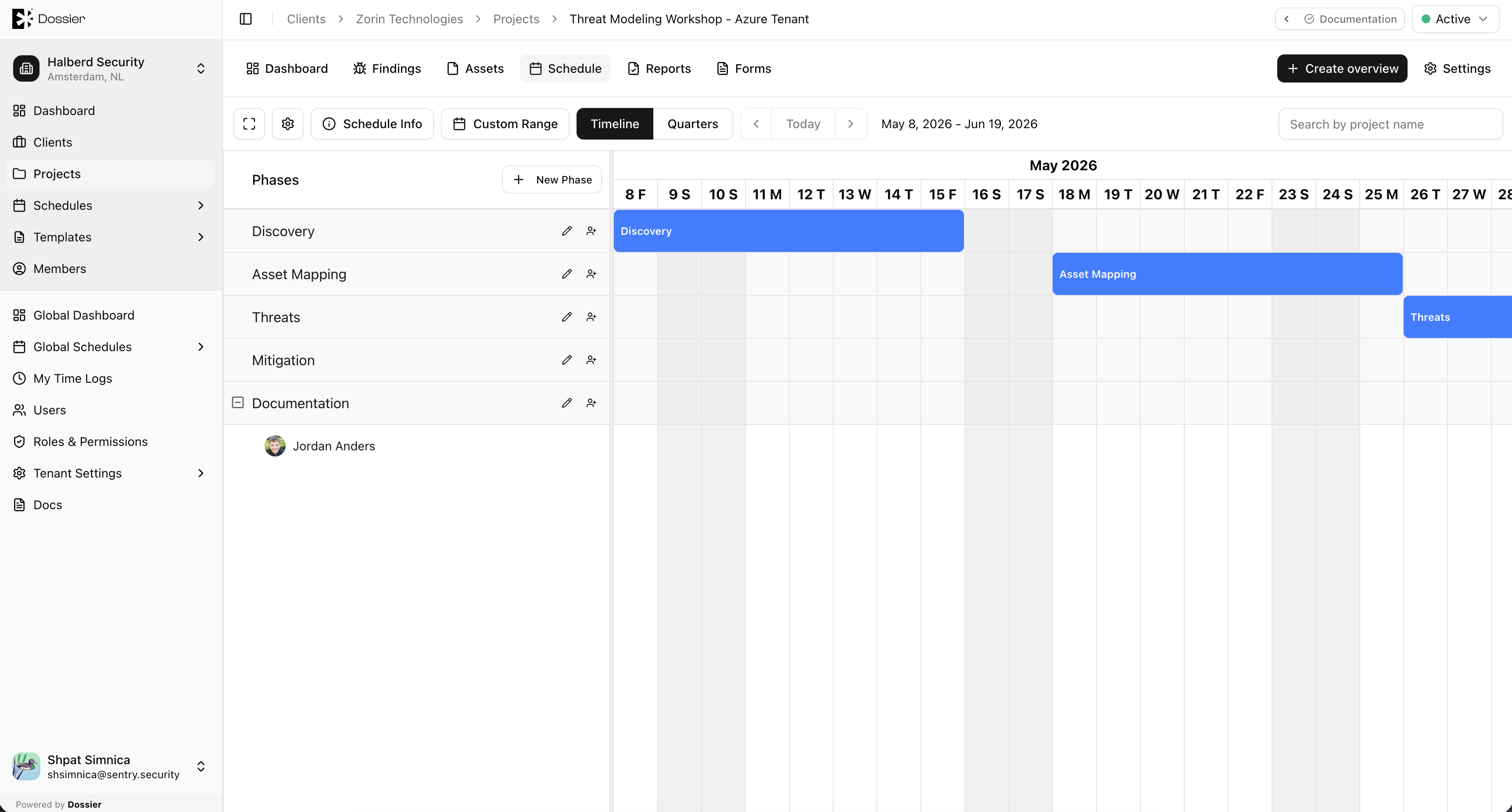 Project Schedule